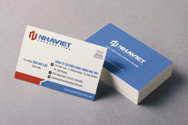 Báo giá in card visit tại Hà Nội