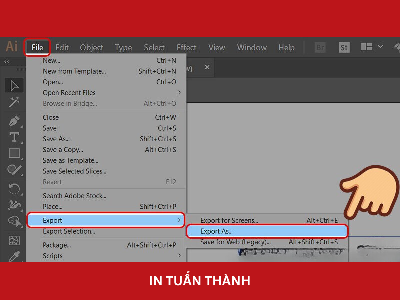 cách xuất file in ấn trong illustrator