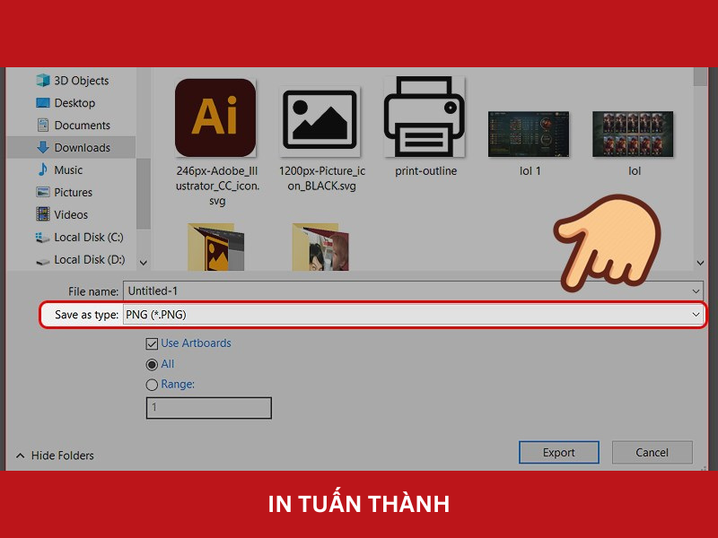 cách xuất file in ấn trong illustrator