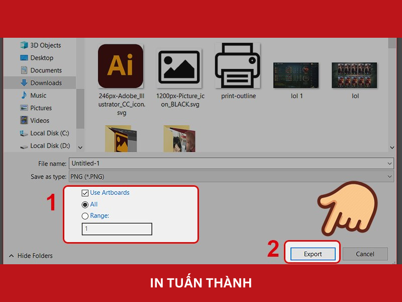 cách xuất file in ấn trong illustrator
